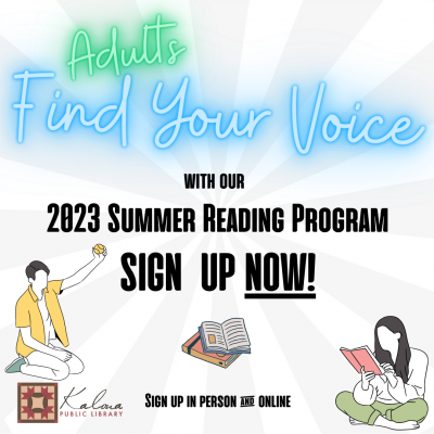 Summer Reading Program 2023 Adults